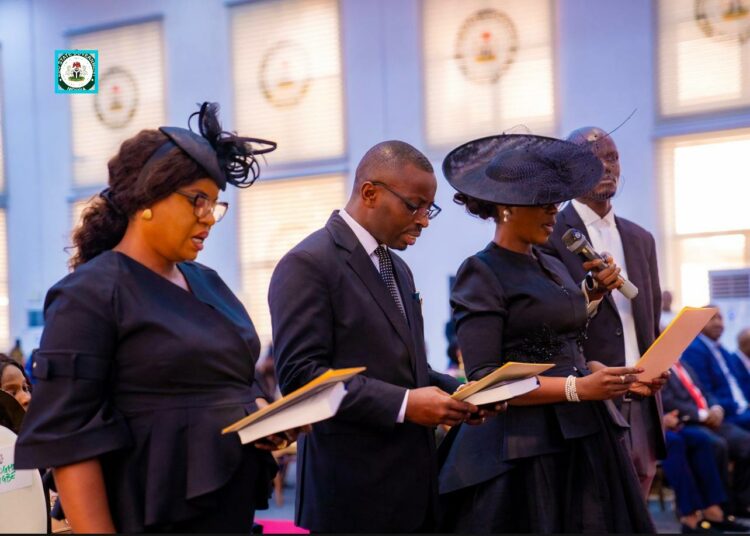 Gov Okpebholo swears in 3 judges previously excluded by Obaseki s administration Gov Okpebholo swears in 3 judges previously excluded by Obaseki s administration