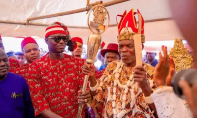  Father of Ebonyi gov with 30 wives 108 children crowned traditional ruler 