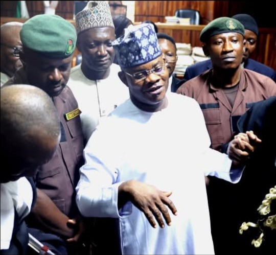 Yahaya Bello begs court says 8216 my people 8217 in Maitama unwilling to part with property documents Yahaya Bello begs court says my people in Maitama unwilling to part with property documents