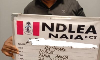  Businessman heading to Paris arrested at Abuja airport for alleged drug trafficking 