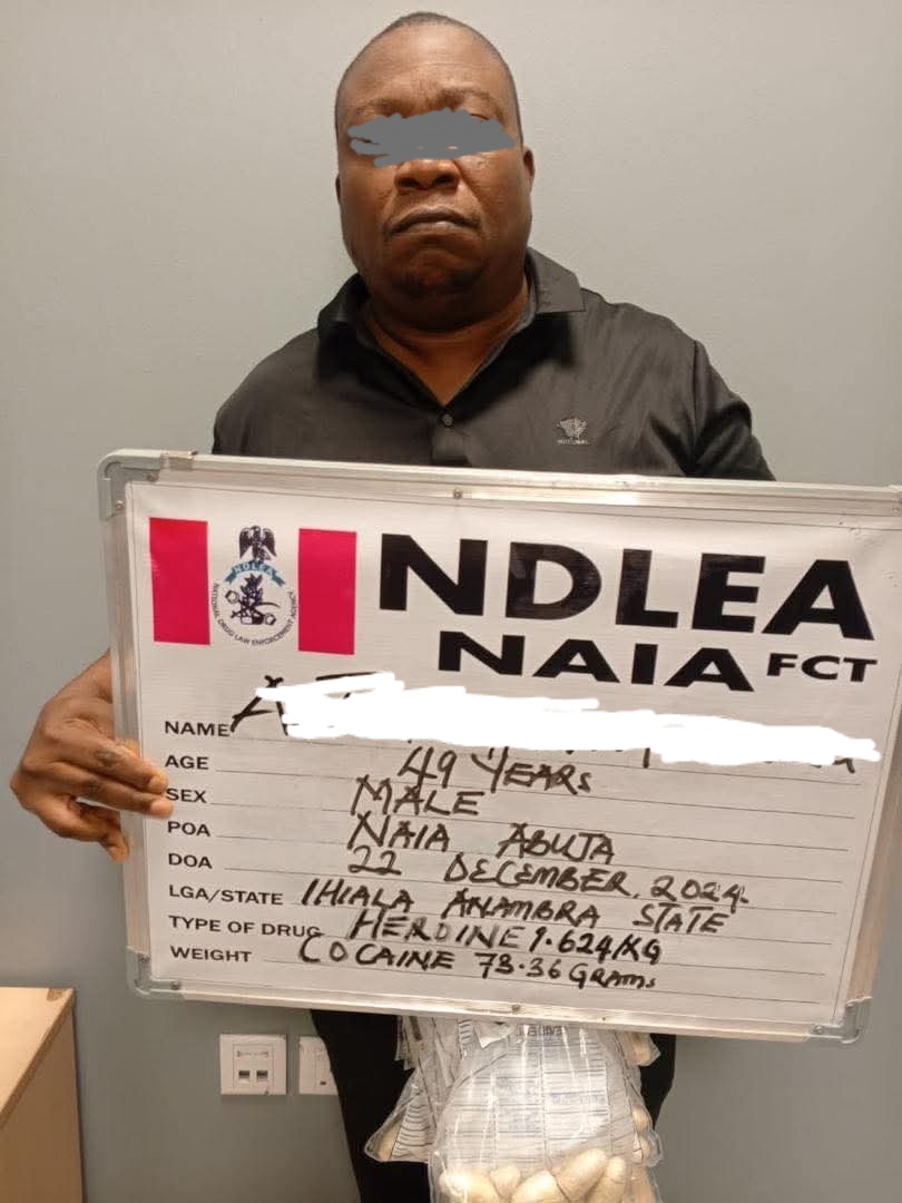 Businessman heading to Paris arrested at Abuja airport for alleged drug trafficking Businessman heading to Paris arrested at Abuja airport for alleged drug trafficking