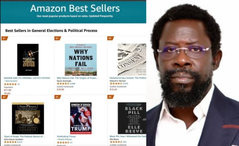 Dele Farotimi s book on Nigerian judiciary corruption becomes number 1 bestseller on Amazon Dele Farotimi s book on Nigerian judiciary corruption becomes number 1 bestseller on Amazon