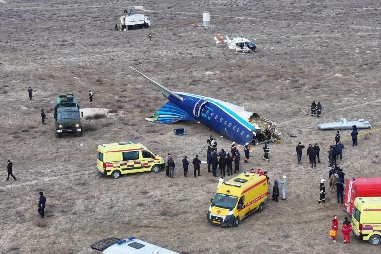 Scores feared dead as passenger plane crashes in Kazakhstan Scores feared dead as passenger plane crashes in Kazakhstan