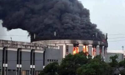  Fire engulfs Liberia s parliament amid political tensions 