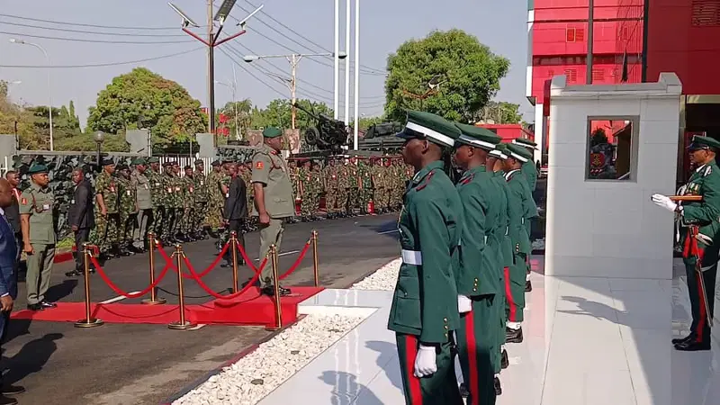 Olufemi Oluyede assumes command as 24th Chief of Army Staff Olufemi Oluyede assumes command as 24th Chief of Army Staff