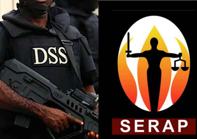 Commotion hits court as DSS SERAP clash over name dispute Commotion hits court as DSS SERAP clash over name dispute