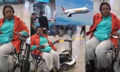  Nigerian lady with disability cries out over airline s refusal to board her with mobility scooter 