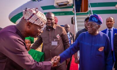  JUST IN Tinubu lands in Lagos for Christmas New Year holidays 