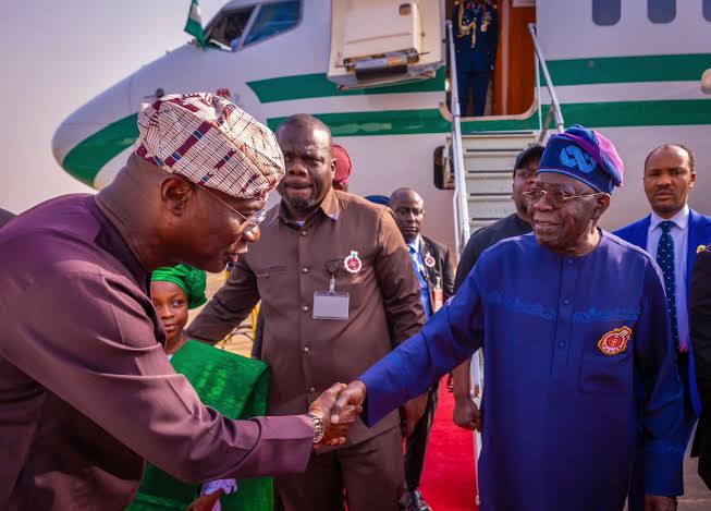 JUST IN Tinubu lands in Lagos for Christmas New Year holidays JUST IN Tinubu lands in Lagos for Christmas New Year holidays