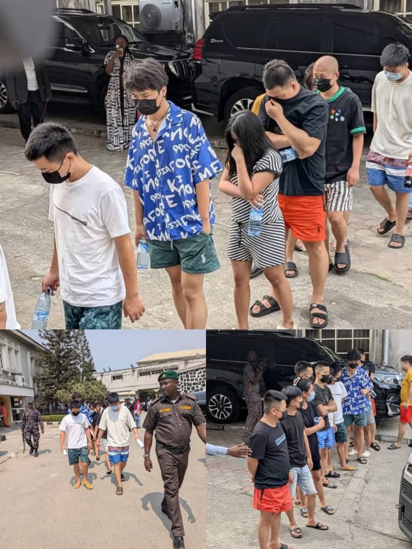 Court remands 11 Chinese Filipino nationals in Ikoyi Kirikiri prisons over alleged internet fraud In Lagos Court remands 11 Chinese Filipino nationals in Ikoyi Kirikiri prisons over alleged internet fraud In Lagos