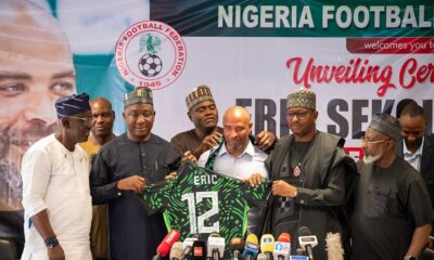  Eric Chelle unveiled as Super Eagles coach vows to be strict with players 