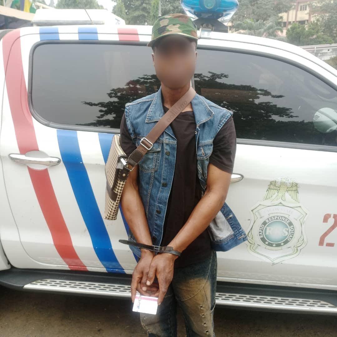 Police nab fake soldier for stealing iPhone 13 in Lagos Police nab fake soldier for stealing iPhone 13 in Lagos