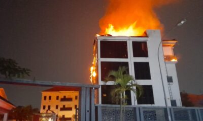  JUST IN Fire engulfs popular hotel in Abuja 