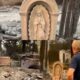  Statues of Virgin Mary St Joseph survive California wildfire 