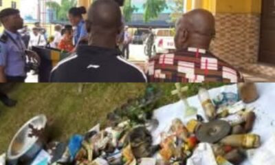  2 pastors arrested with children s photos small coffins other ritual items 