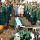  Nigerian Army buries 50 year old General in Kaduna with full military honours 