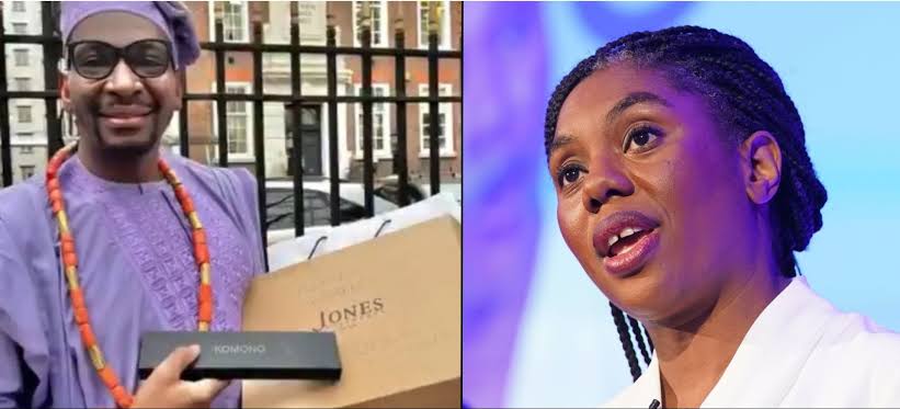 UK based Nigerian replaces shoes wristwatch stolen from Kemi Badenoch 8217 s brother UK based Nigerian replaces shoes wristwatch stolen from Kemi Badenoch s brother