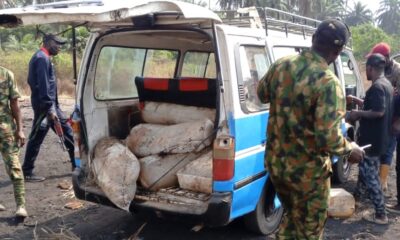  Army nab 15 suspected oil thieves in Niger Delta dismantle illegal refineries 