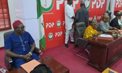  BREAKING Tension erupts at PDP BoT meeting as Anyanwu Ude Okoye fight dirty  