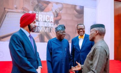  President Tinubu Osinbajo meet in Tanzania 