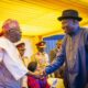  Tinubu meets Jonathan Obasanjo at Ghana s presidential inauguration 
