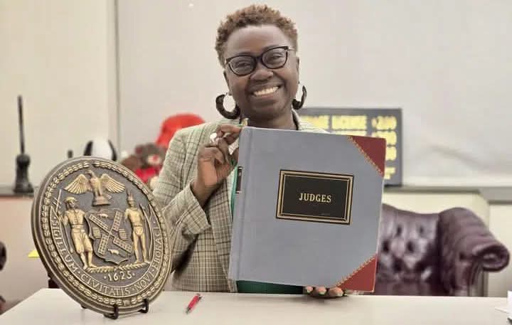 Nigerian woman sworn in as judge in New York Nigerian woman sworn in as judge in New York