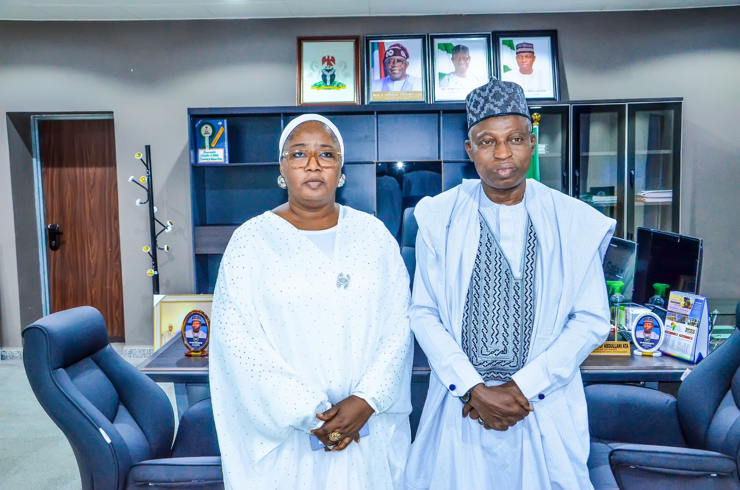 Iyaloja General meets minister advocates for mass housing for market women Iyaloja General meets minister advocates for mass housing for market women