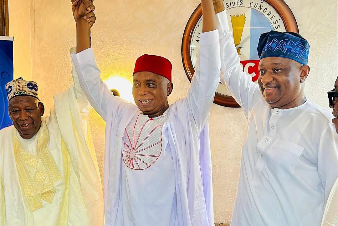 Ganduje APC NWC welcome Ned Nwoko vow to capture Delta in 2027 Ganduje APC NWC welcome Ned Nwoko vow to capture Delta in 2027