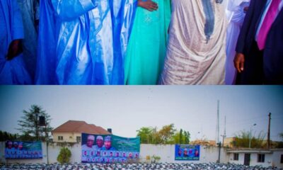  Barau Jibrin distributes 61 vehicles over 1 100 motorcycles to Kano APC leaders 