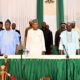  JUST IN President Tinubu presides over first APC National Caucus meeting 