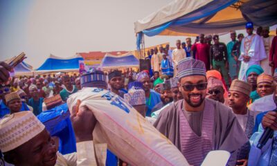  Ramadan Ganduje s son distributes 3 627 bags of rice in Kano 