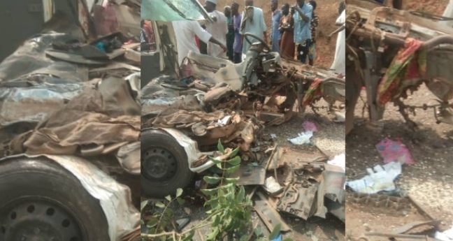 14 die on the spot as tanker bus collide in Niger 14 die on the spot as tanker bus collide in Niger