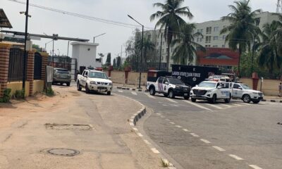  JUST IN Tension as security operatives take over Lagos Assembly complex 