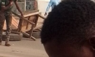  JUST IN Gunshots erupt as PDP APC members clash at LG secretariat 