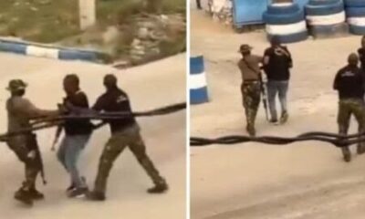  Commotion as soldiers policemen fight dirty near Air Force base 