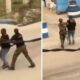  Commotion as soldiers policemen fight dirty near Air Force base 