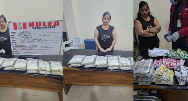 NDLEA nabs Indian woman 8216 smuggling 8217 72 parcels of heroin disguised as chocolate at Kano airport NDLEA nabs Indian woman smuggling 72 parcels of heroin disguised as chocolate at Kano airport