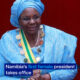  Namibia s first woman president takes office vows support for Palestine others 