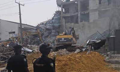  Scores feared trapped as building collapses in Lagos 