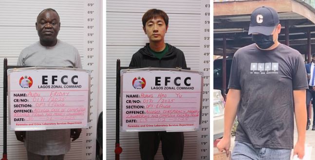 EFCC arraigns 2 Chinese Nationals Nigerian over N3 4b 2 5m cybercrime case EFCC arraigns 2 Chinese Nationals Nigerian over N3 4b 2 5m cybercrime case