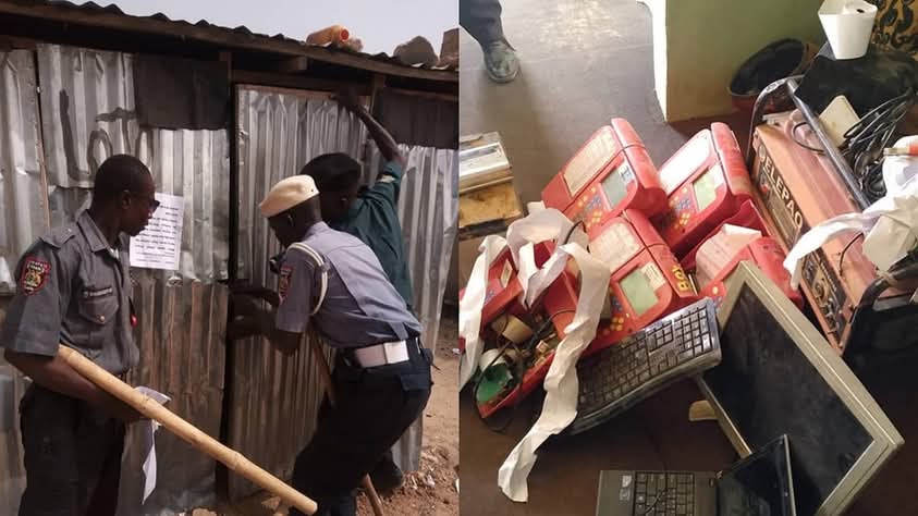 Ramadan Hisbah shuts down betting shop in Kano Ramadan Hisbah shuts down betting shop in Kano