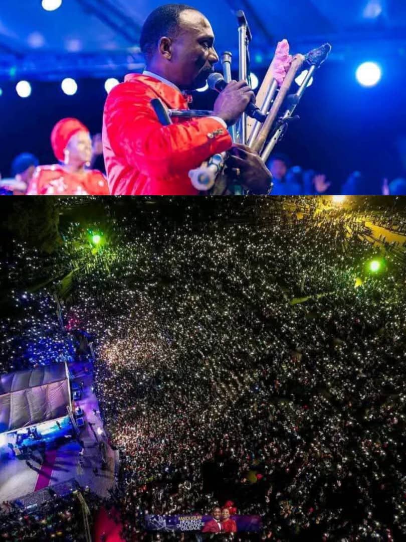 Huge crowd as Paul Enenche leads revival crusade in Maiduguri Huge crowd as Paul Enenche leads revival crusade in Maiduguri