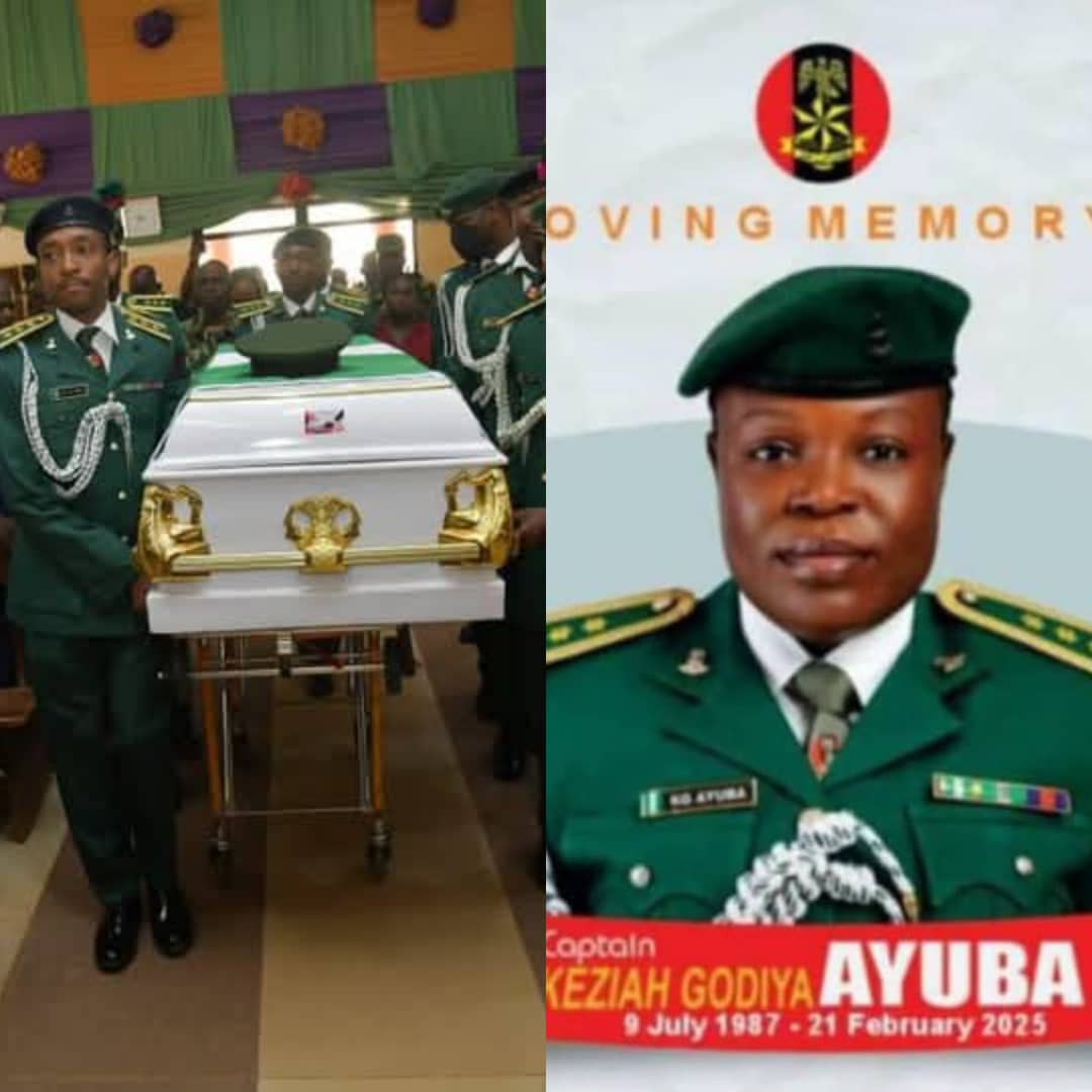 Nigerian Army buries late female captain in Kaduna Nigerian Army buries late female captain in Kaduna