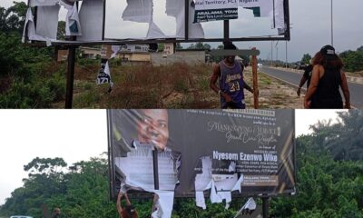  SSG warns against disregarding Fubara s power as protesters destroy Wike s Thanksgiving billboards 