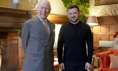 King Charles hosts Ukrainian President Zelensky at Sandringham 