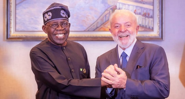Brazilian president invites Tinubu for official visit Brazilian president invites Tinubu for official visit