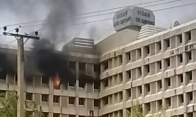  Fire engulfs university in Kano 