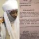  JUST IN Police summon Sanusi to Abuja 