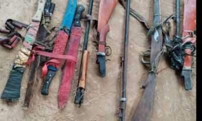  Another 4 northern hunters intercepted in Edo with dane guns others 