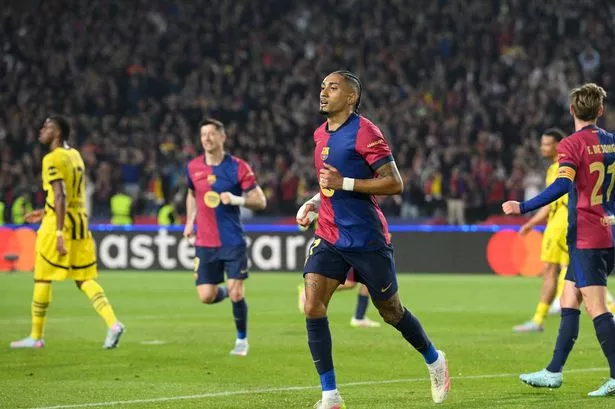 Raphinha matches Messi s record as Barcelona dominate Dortmund in UCL thriller Raphinha matches Messi s record as Barcelona dominate Dortmund in UCL thriller